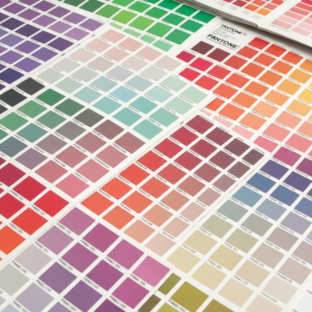 Nuancier de couleurs Pantone